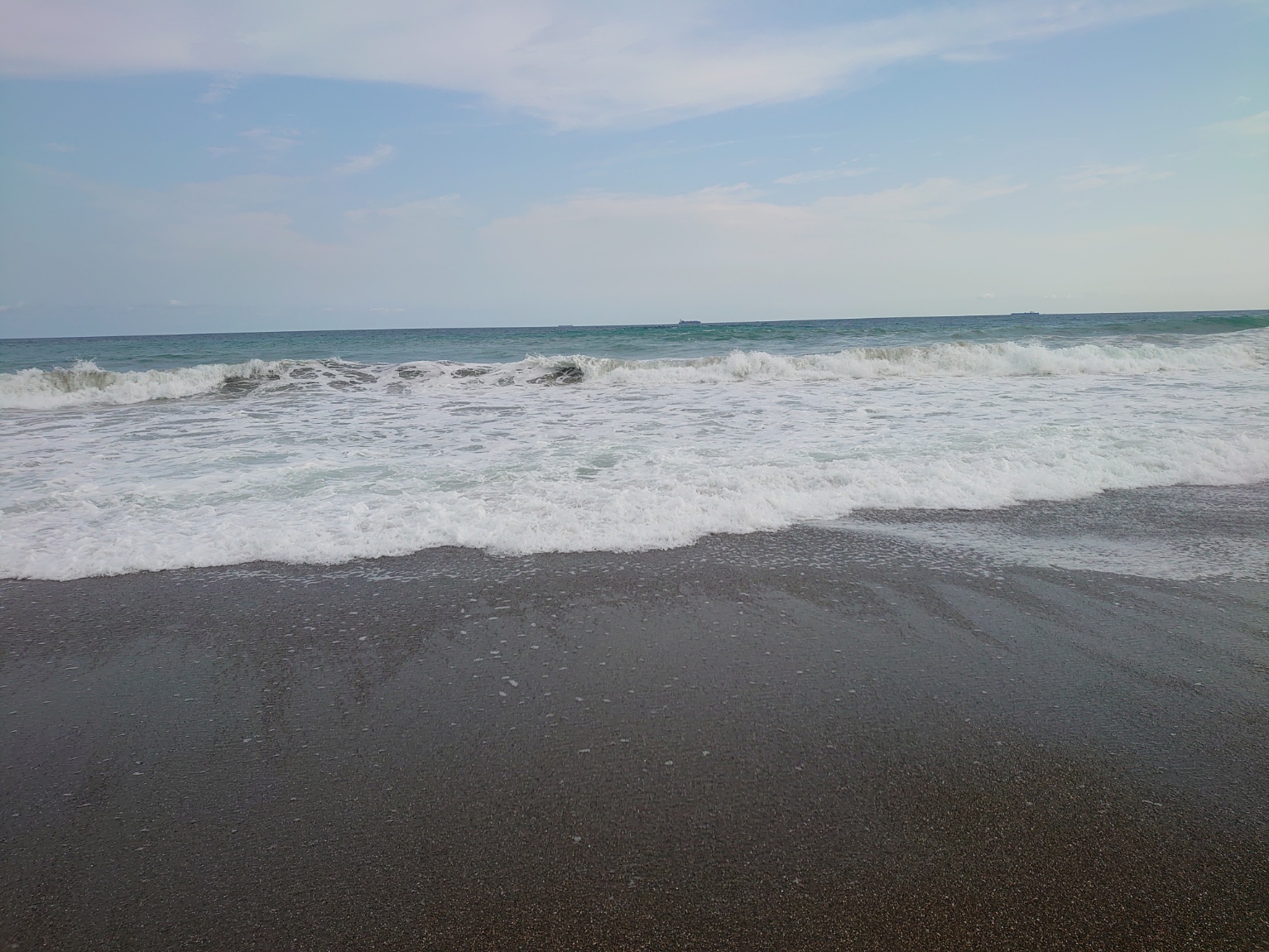 波が高い海